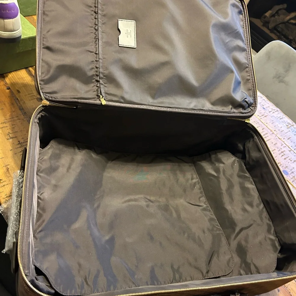 Louis Vuitton Damier Ebene Checkerboard Carry-On - Brown